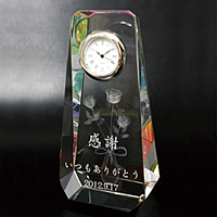 感謝の贈り物のクリスタル楯バラ