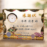 フルカラー絵柄入りクリスタル楯(盾)