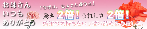 母の日の贈り物・プレゼント特集